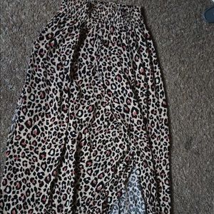 Joe B pink cheetah print skirt